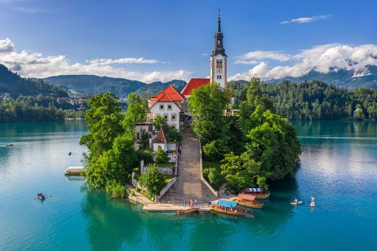 Lac de Bled en Slovénie