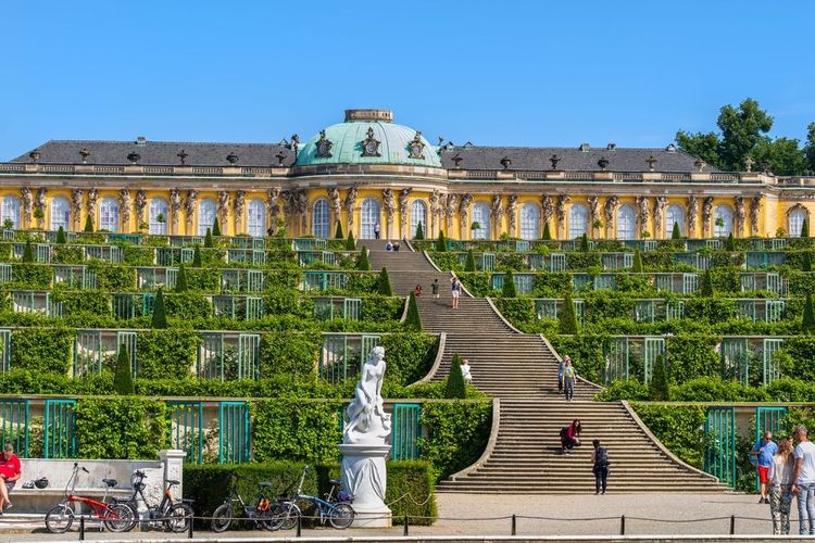Le Palais de Sanssouci, la résidence estivale de Frédéric Le Grand