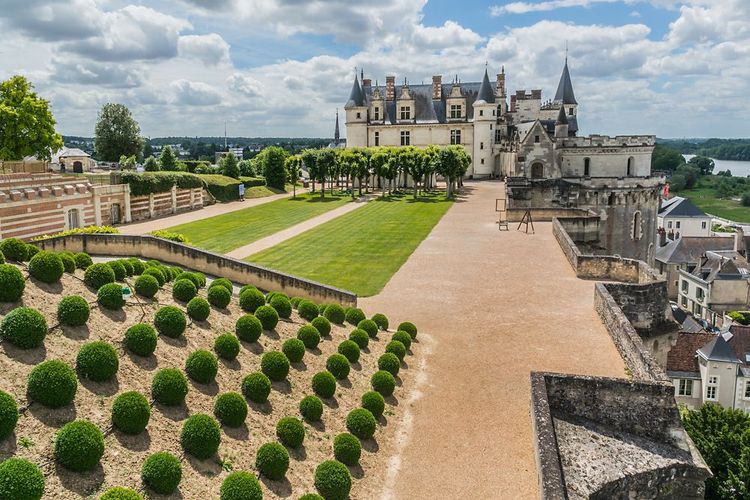Le château d'Amboise et son jardin