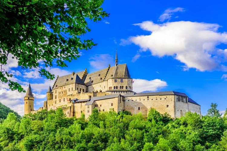 Le château de Vianden, Luxembourg