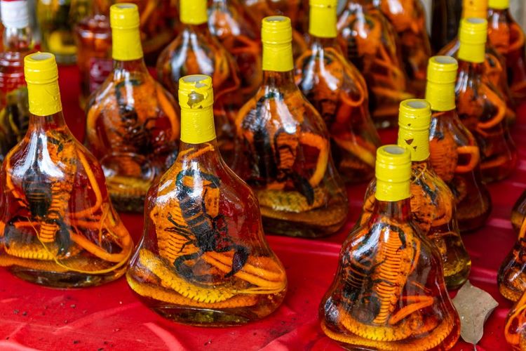 Le fameux alcool de serpent vietnamien