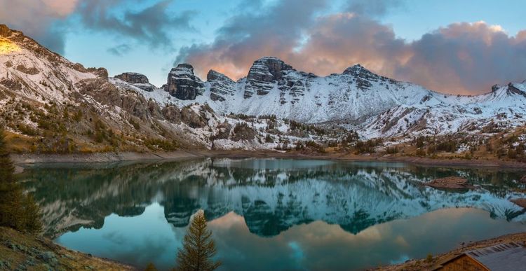 Le lac d'Allos dans le parc national du Mercantour