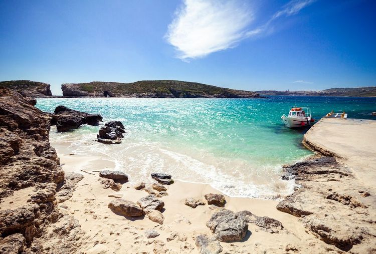 Le lagon bleu de Comino, Malte