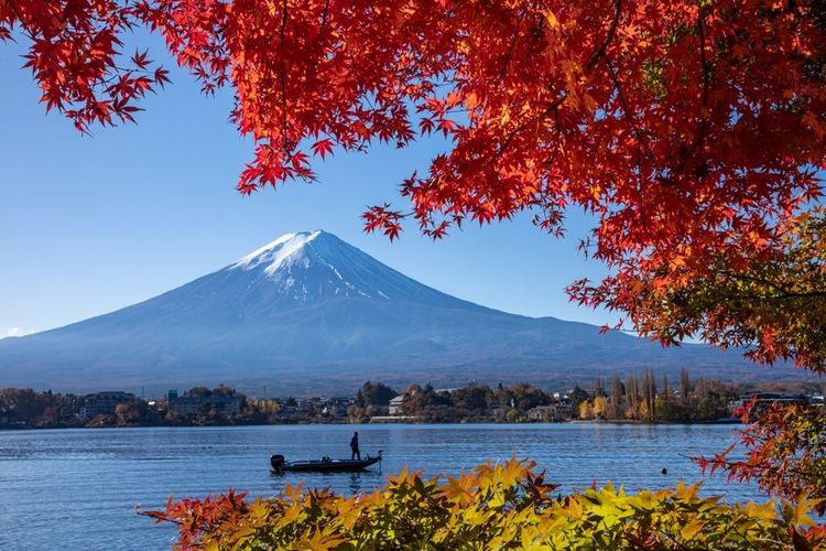 Le mont Fuji, Yamanashi, Japon