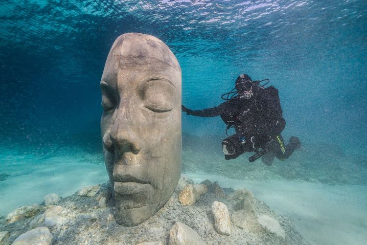Le musée Subaquatique de Cannes © Jason deCaires Taylor