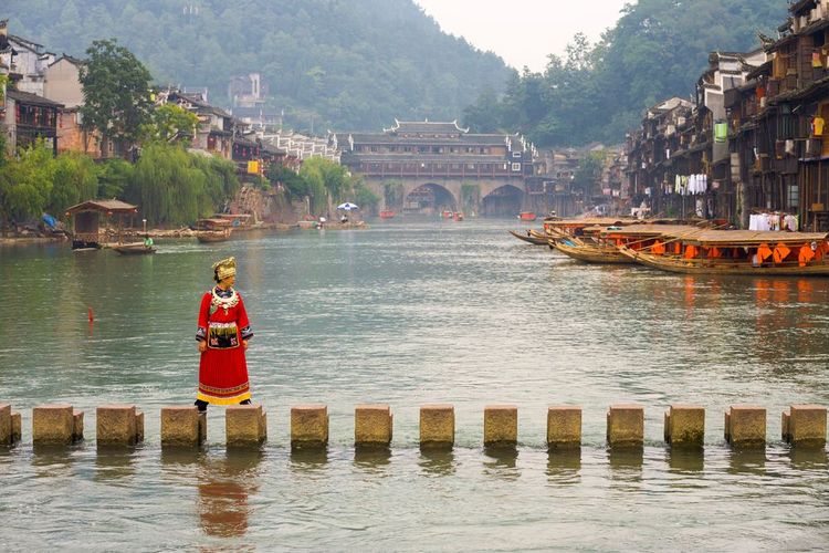 Le pont de Tuojiang, Chine