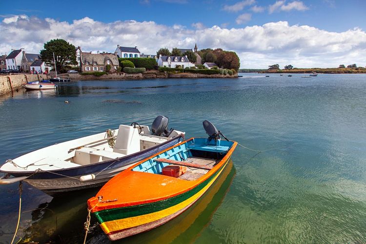 Le port d'Etel, Bretagne, France