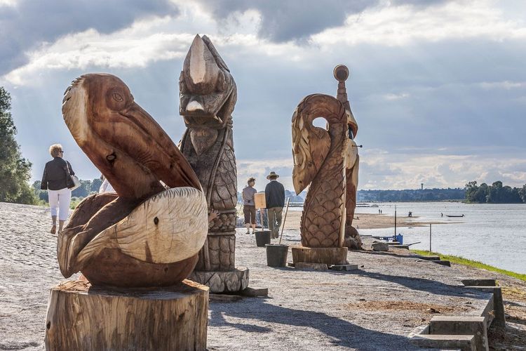 Le symposium de sculptures monumentales dans les Mauges © D. Drouet