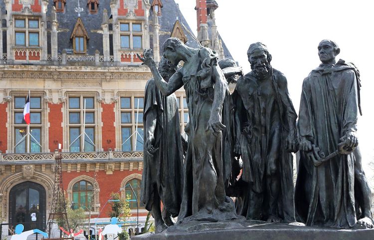 Les Bourgeois de Calais par Rodin