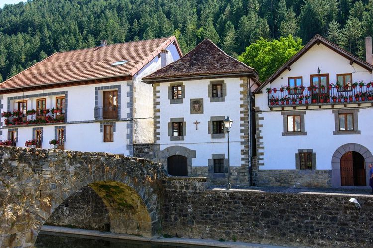 Les maisons typiques d'Ochagavia.