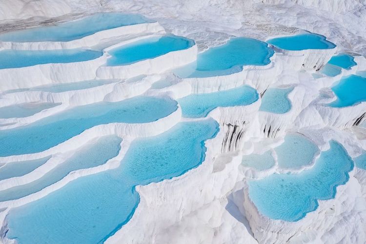 Les piscines naturelles de Pamukkale, Turquie