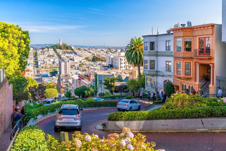 Lombard Street à San Francisco, USA
