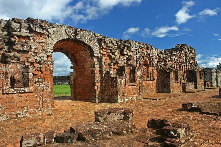 La maison jésuite de Trinidad se trouve à la limite de la frontière argentine © DR