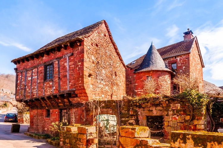 Maison médiévale à Collonges-la-Rouge.