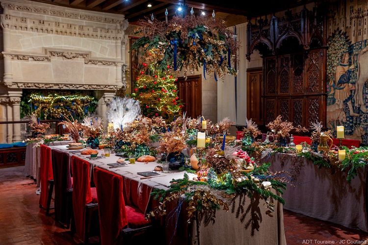 Au Château de Langeais, la salle du banquet est prête !