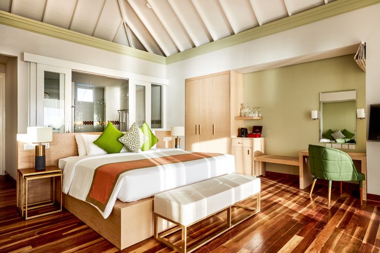Chambre d'une villa à l'hôtel Olhuveli, Maldives