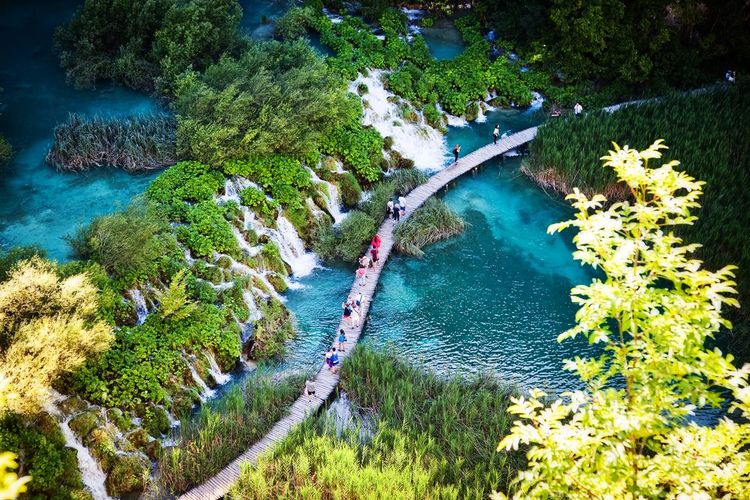 Parc national des lacs de Plitvice en Croatie