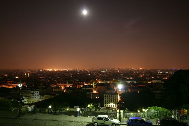 Paris la nuit, depuis le Sacré-Coeur.
