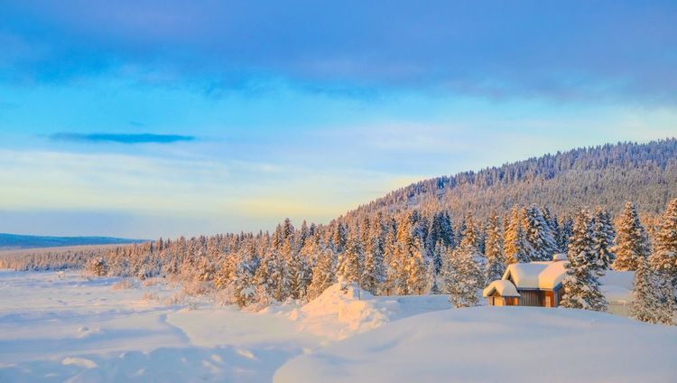 Paysages à proximité de Kiruna, Suède