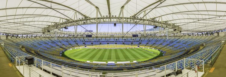 Entre bastidores en el estadio de Maracaná