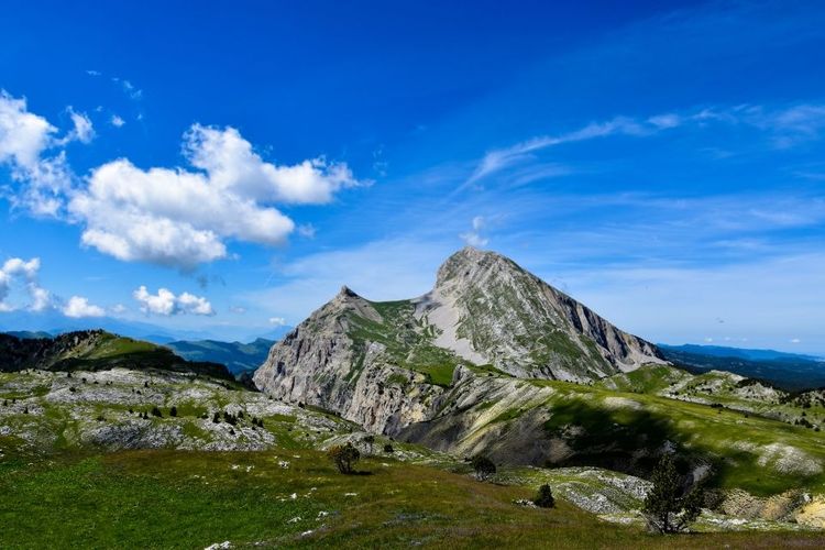 Pic Saint Michel dans le massif du Vercors