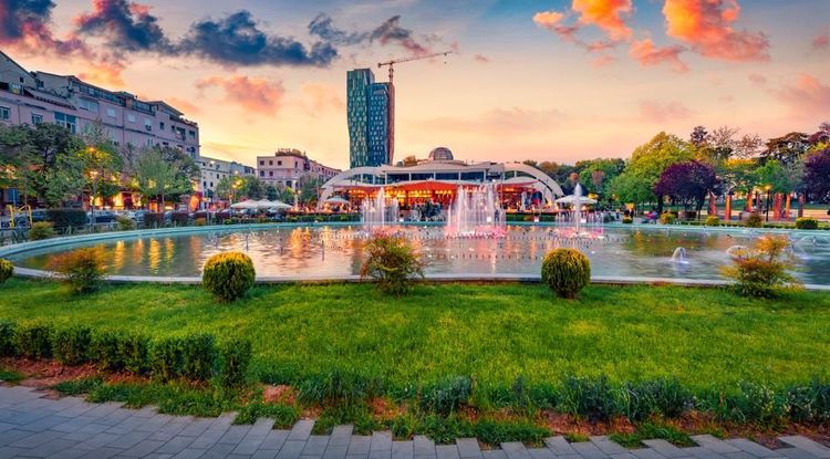 Place Scanderberg à Tirana
