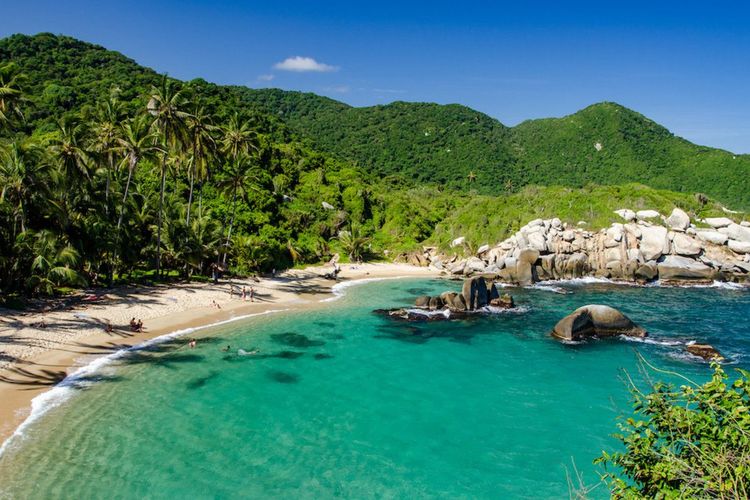 Plage El Cabo San Juan del Guia, Colombie