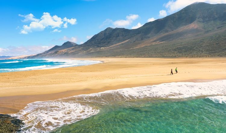 Plage de Cofete en Espagne