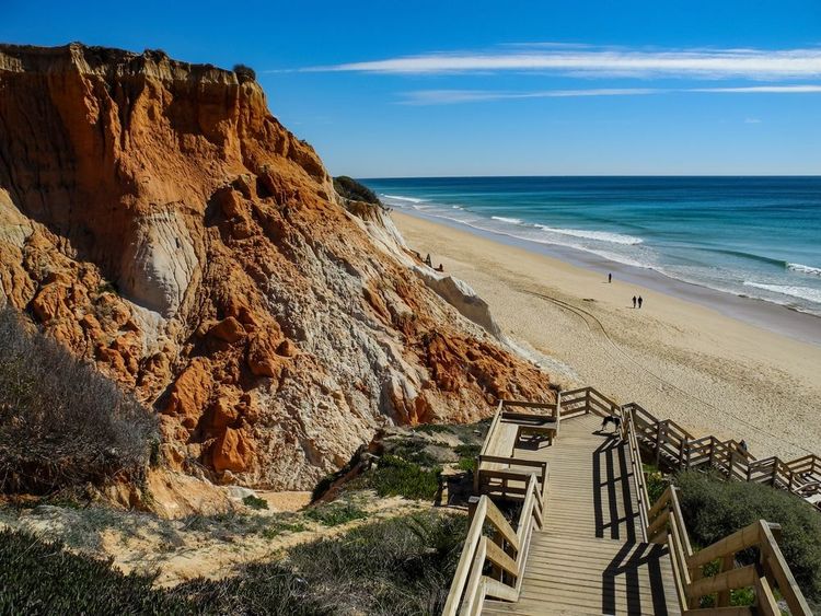 Plage de Falésia au Portugal