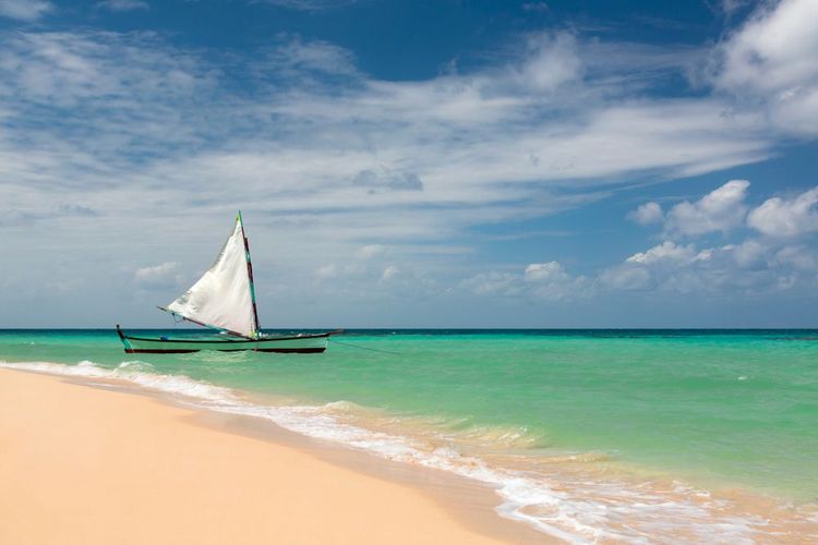 Plage de Little Corn Island au Nicaragua 