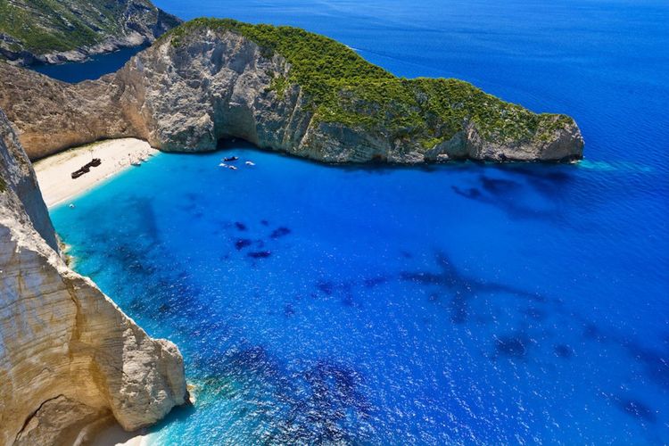 Plage de Navagio en Grèce