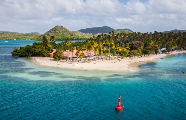 Plage paradisiaque en Martinique