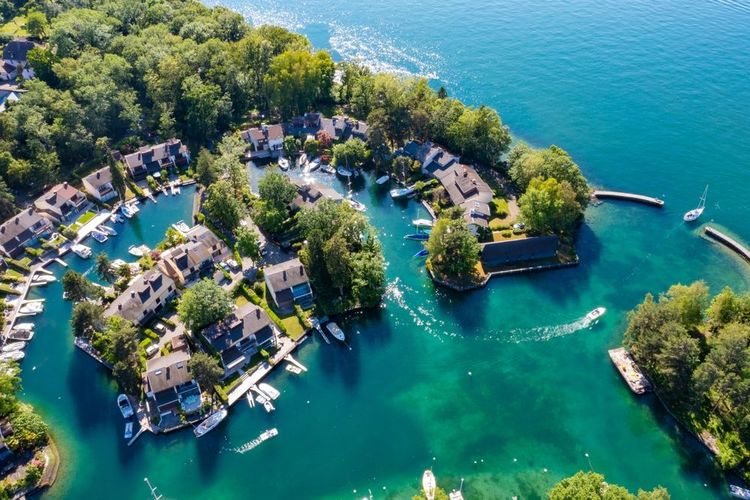 Port Ripaille entre Thonon et Evian-les-Bains