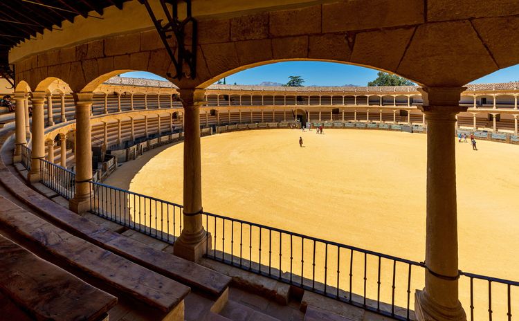 Les fameuses arènes de Ronda
