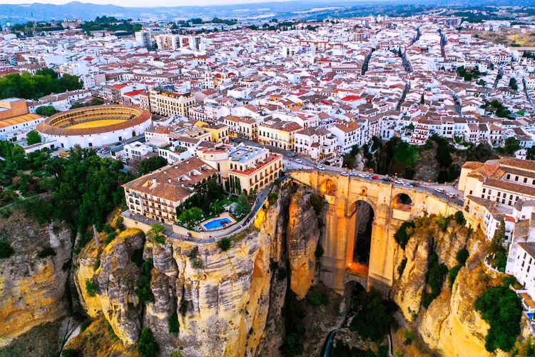 Ronda, vue aérienne