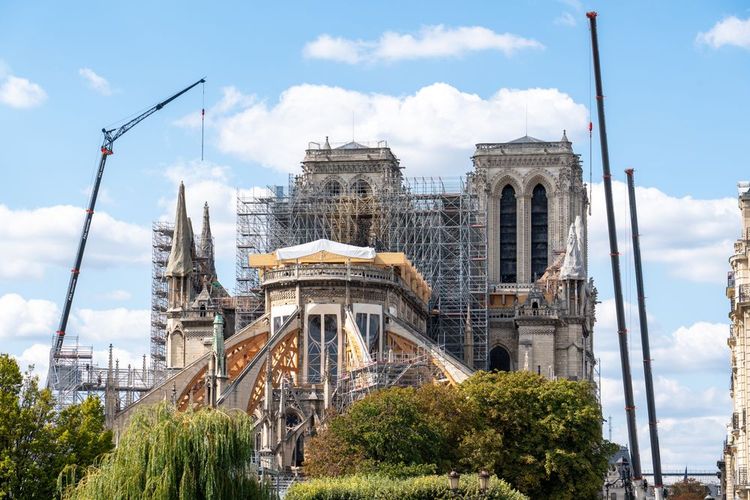 Reconstruction de la toiture de Notre-Dame de Paris