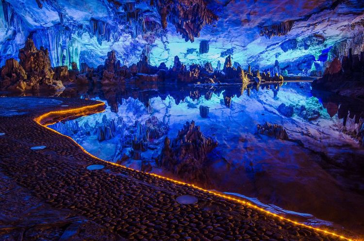 Reed Flute Cave en Chine