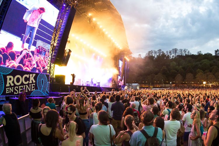 Une des scènes de Rock en Seine à Saint Cloud