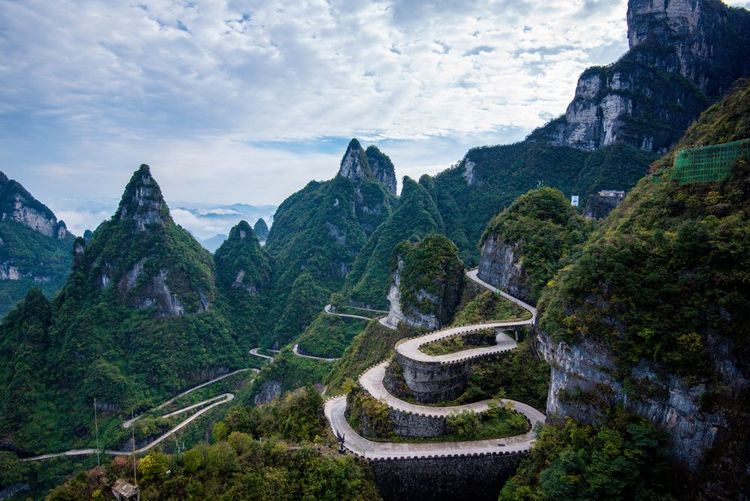 Route de Tianmen, Chine