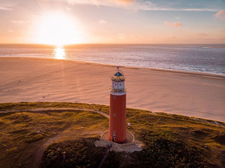 Phare de Texel au cocher de soleil, Texel, Pays-Bas - © Copyright (c) 2019 - fokke baarssen / Shutterstock