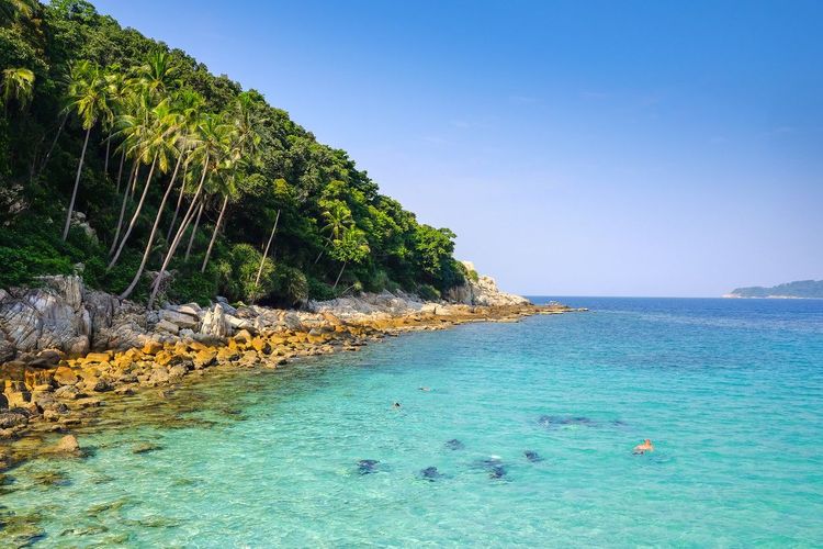 Paysage entre mer et jungle dans l'archipel Perhentian © Azami Adiputera/Shutterstock