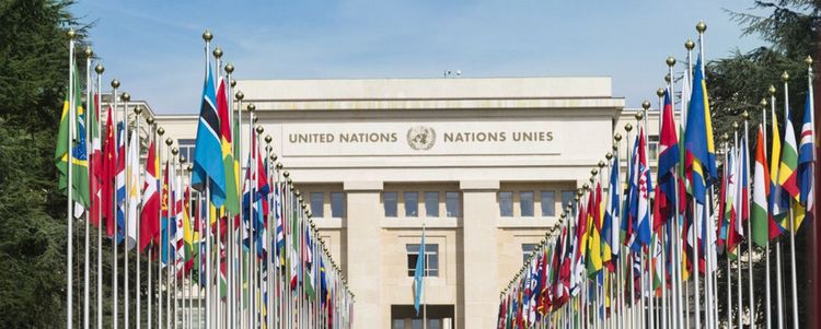 L'entrée du siège des Nations Unies à Genève © nexus 7/Shutterstock