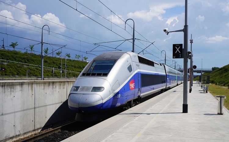 TGV en gare 