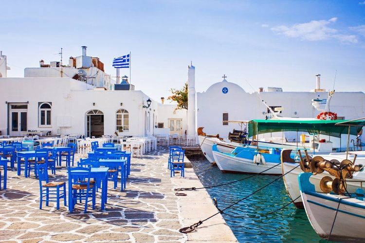 Terrasse en Grèce