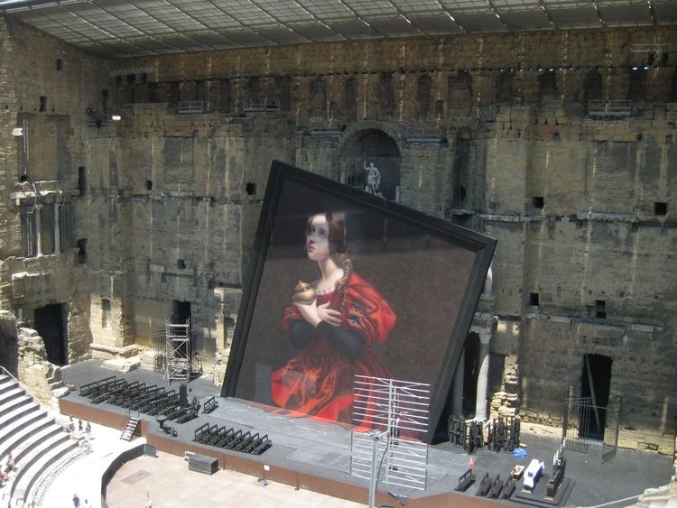 Théâtre romain durant les chorégies d'orange