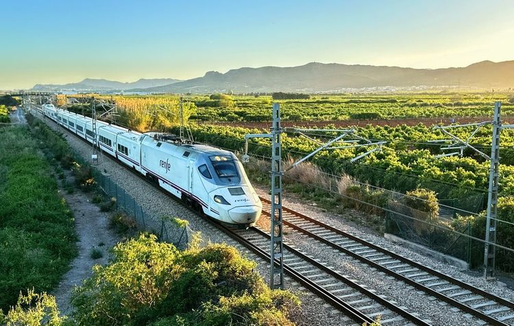 Train de la Renfe en Espagne