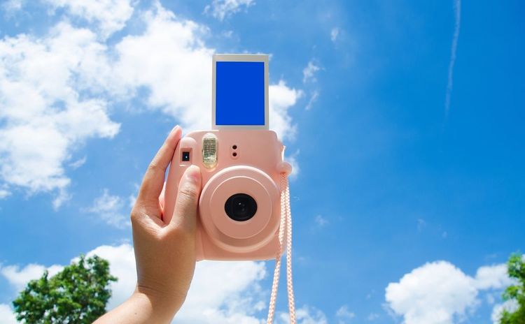 Un appareil polaroïd