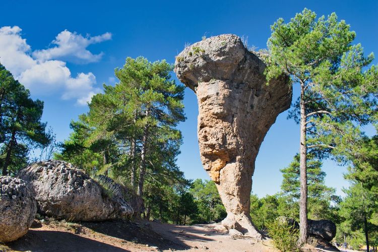 Une des formations rocheuses de la "ville enchantée"