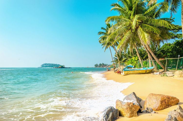 Une plage paradisiaque sur l'île de Langkawi, Malaisie