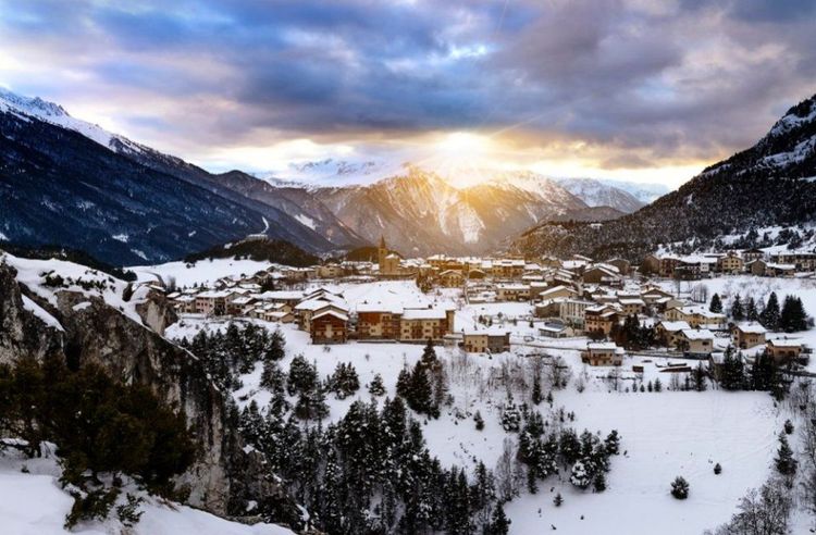 Village d'Aussois en Savoie